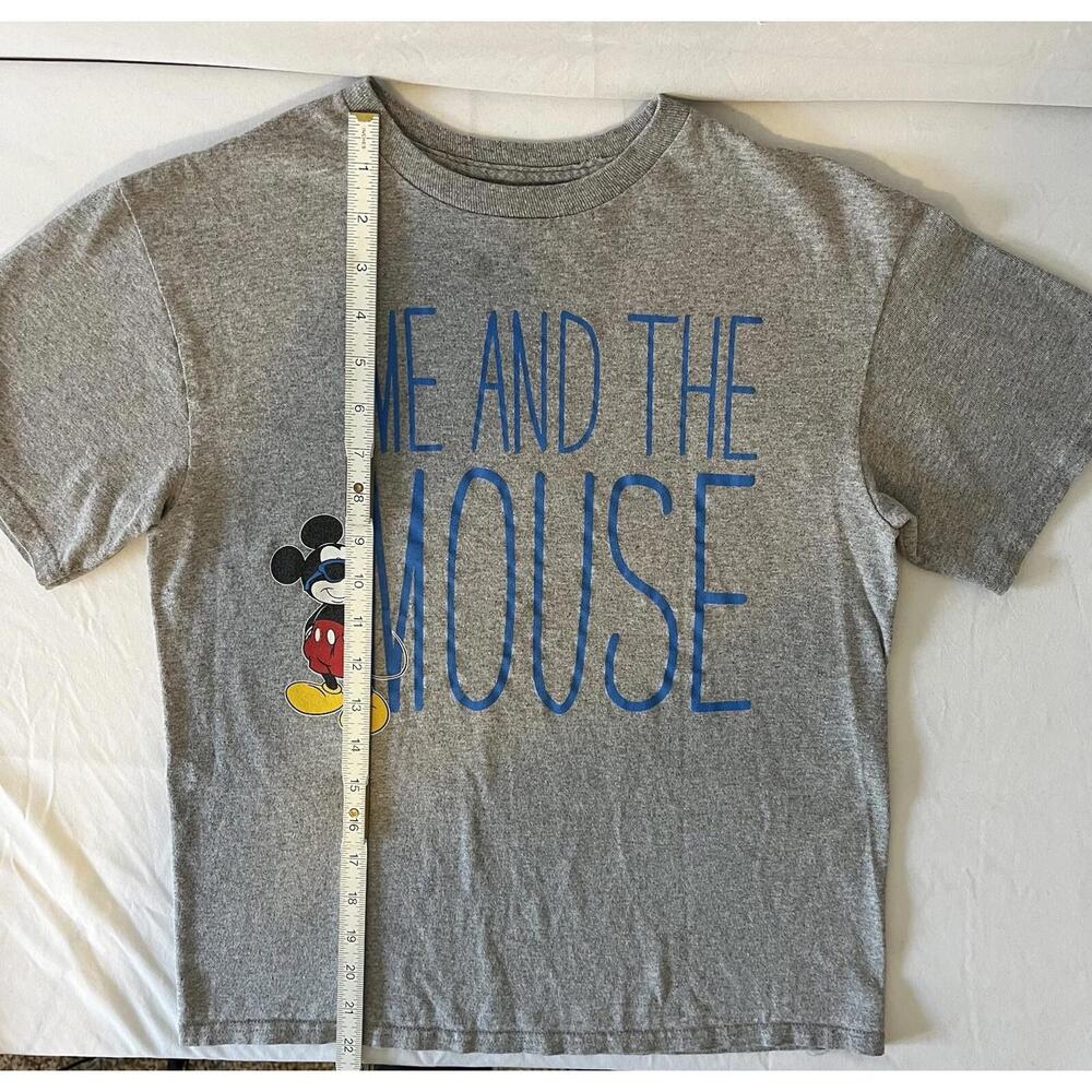 Disneyland Mickey Mouse T-Shirt Kids Large “Me And The Mouse” Resort Tee Fun - Picture 5 of 6